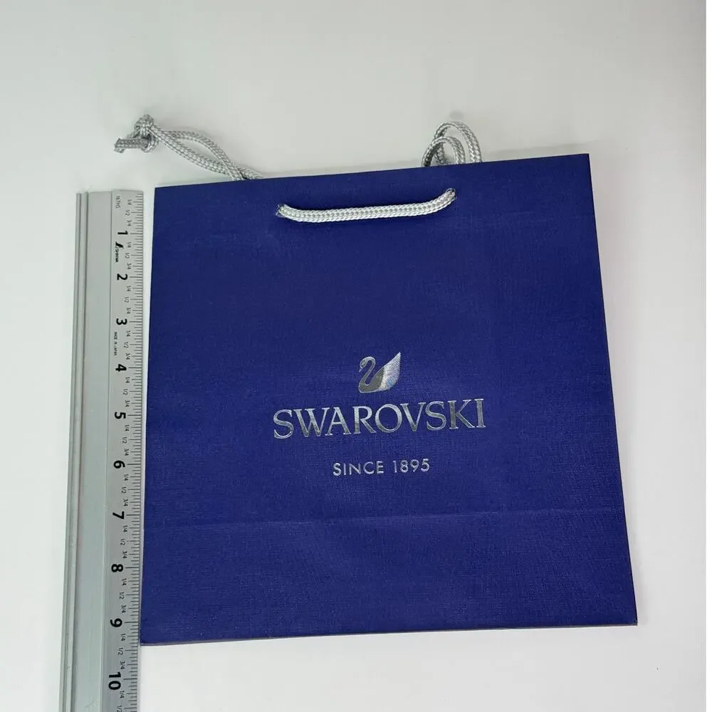 Swarovski Blue Paper Gift Empty Shopping Bag